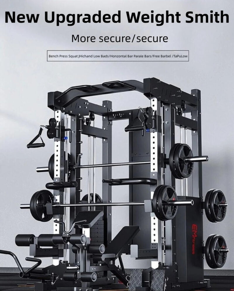 Multifunctional Trainer with Cable Crossover & Smith Machine | HSE Fitness