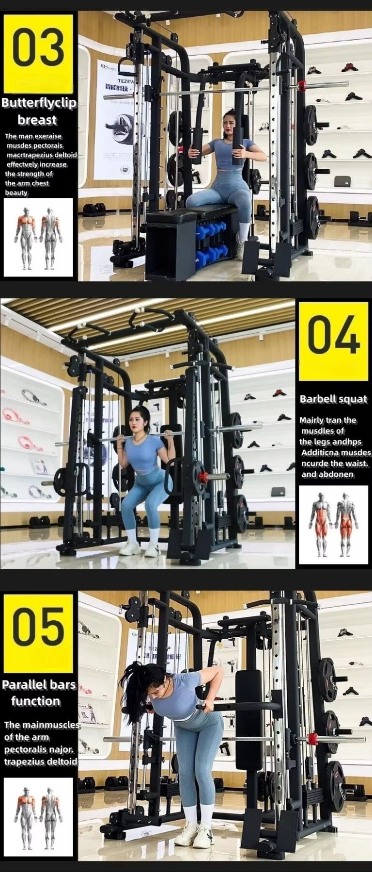 Multi-Functional Fitness Trainer | Commercial and Home Gym Equipment ...