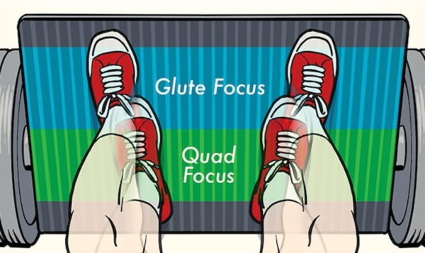 to target leg press glute focus