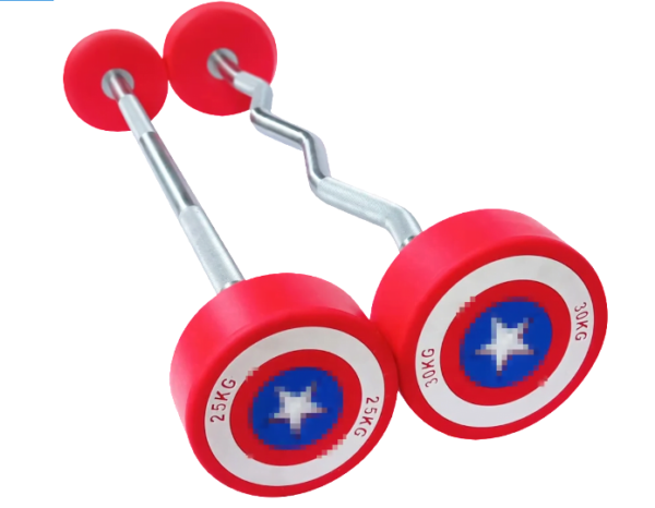 Captain America barbells