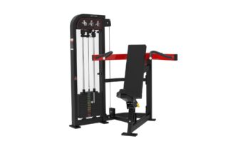 máquina de press de hombros